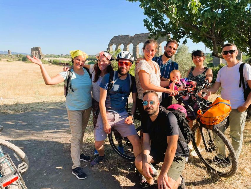 Rome: Appian Way & Catacomb Sunset E-bike Tour with Aperitif - Villas, Tombs, and the Ancient Appian Way