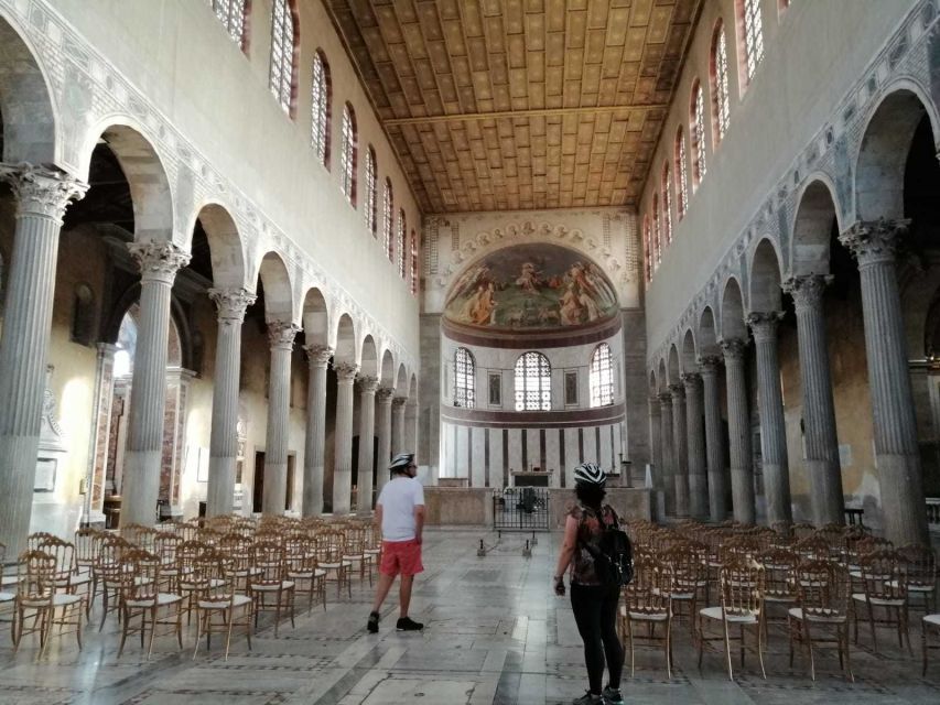 Rome:Appian Way E-bike Tour, Catacombs, Aqueducts & Transfer - Torre Fiscale and Caffarella Park