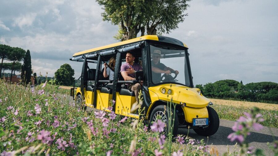Rome: Appian Way Golf Cart Tour with Roman Catacombs Entry - How the small group and vehicles affect the experience