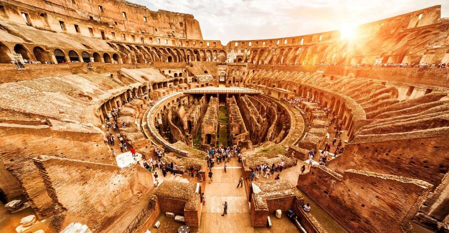 Rome: Arena of Colosseum, Roman Forum and Palatine Hill - Walking through the Roman Forum