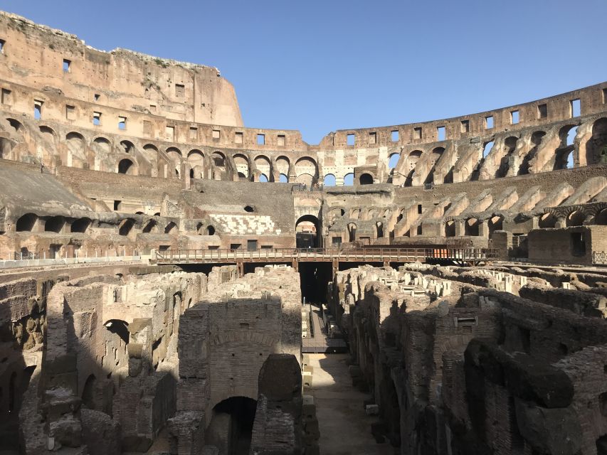 Rome: Arena of Colosseum, Roman Forum and Palatine Hill - Entering the Colosseum Arena