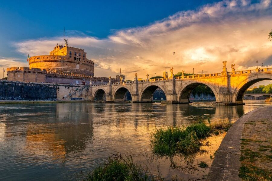 Rome: Castel Sant’Angelo Skip-the-Line Ticket & Audio Guide - Hadrian’s tomb and the fortress below