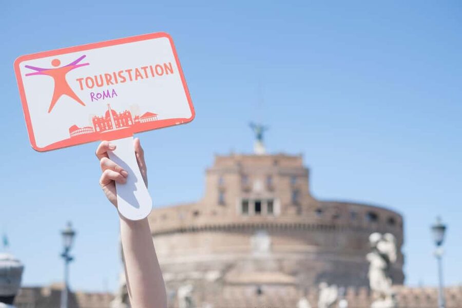 Rome: Castel Sant'Angelo Skip-the-Line Ticket - Meeting the orange umbrella at the entrance