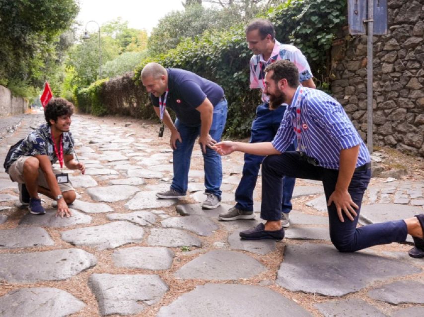 Rome: Catacombs and Capuchin Crypt Guided Tour with Transfer - Appian Way and Aurelian Walls from the vehicle