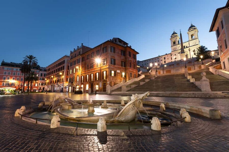 Rome: City Golf Cart at Night Tour - Spanish Steps and Trevi Fountain