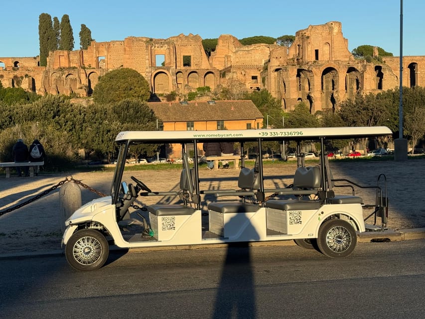 Rome: City Highlights Private Golf Cart Tour - Orange Garden views and the Altar of the Fatherland