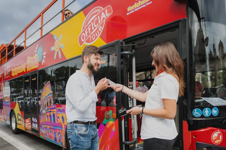 Rome: City Sightseeing Hop-on Hop-off Bus with Audioguide - San Giovanni in Laterano and the southeast side of Rome