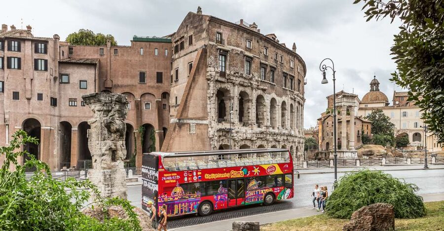 Rome: City Sightseeing Hop-on Hop-off Bus with Audioguide - Piazza Venezia and Largo di Torre Argentina
