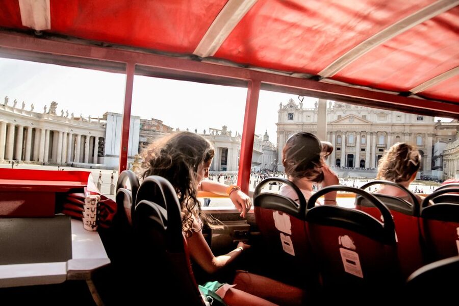 Rome: City Sightseeing Hop-on Hop-off Bus with Audioguide - Piazza Navona and the road to the Vatican
