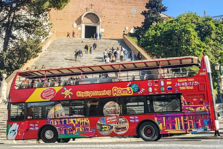 Rome: City Sightseeing Hop-on Hop-off Bus with Audioguide - Villa Borghese, Piazza di Spagna, and Barberini