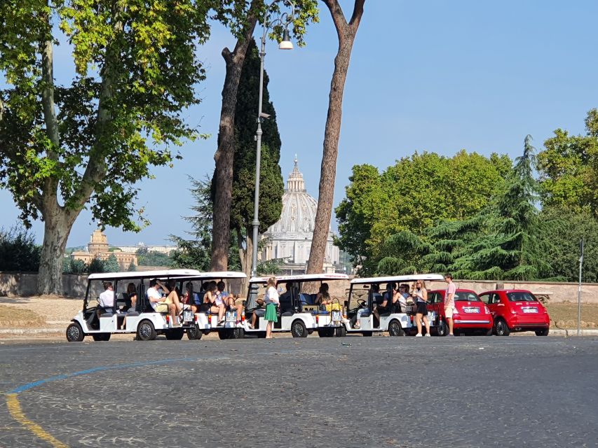 Rome: City Tour by Golf Cart with Gelato - Castle of Saint Angelo and the route toward the river