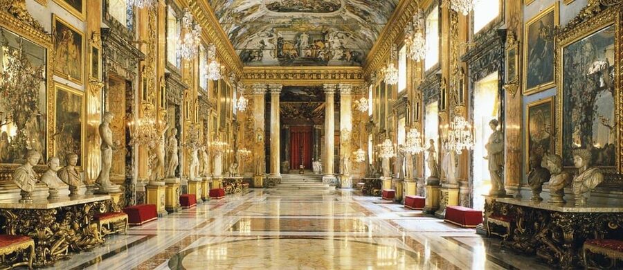 Rome: Colonna Palace Entry Ticket - The gardens below Quirinal Hill