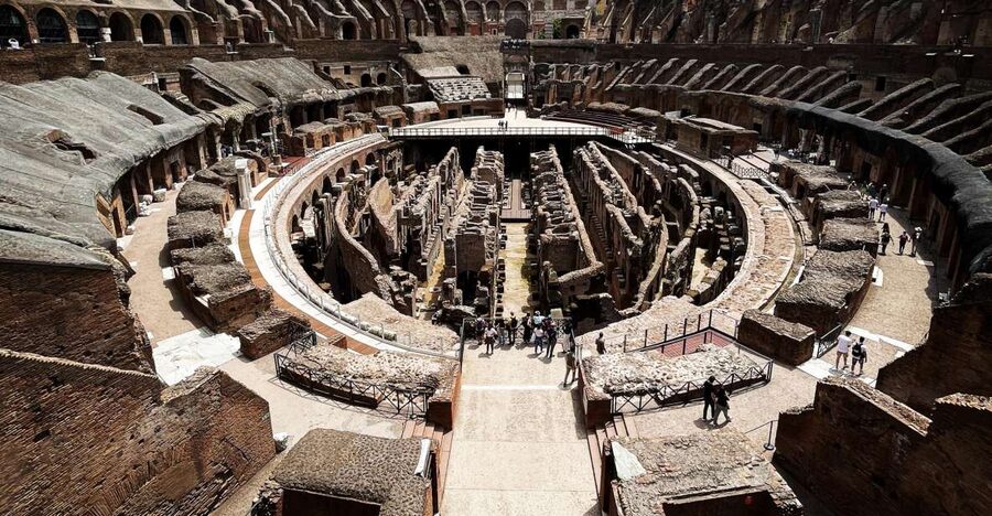 Rome: Colosseum, Arena Floor & Ancient Rome Tour - The Colosseum visit, from entrance to upper views