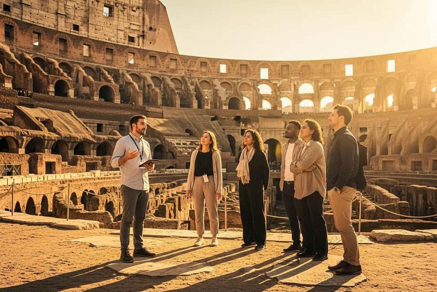 Rome: Colosseum Arena Twilight Tour & Imperial Forum Visit - Who should book this twilight tour?