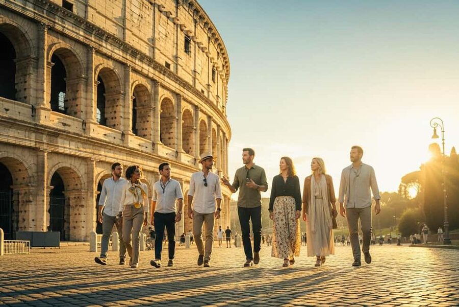Rome: Colosseum Arena Twilight Tour & Imperial Forum Visit - Meeting point and practical details