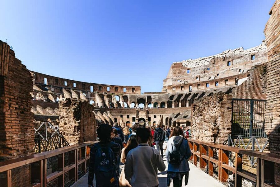Rome: Colosseum, Forum & Palatine Hill Tour & Optional Arena - The meeting point near Via delle Terme di Tito