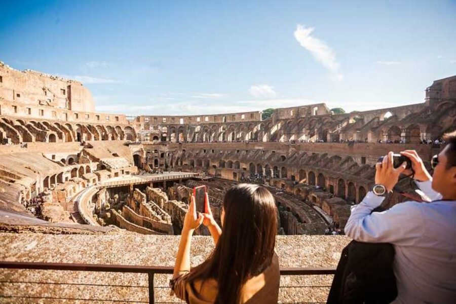 Rome: Colosseum, Palatine & Roman Forum Tour w/Entry Ticket - Second level: the best views inside and out