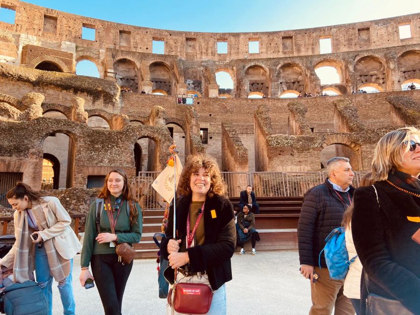 Rome: Colosseum, Roman Forum, and Palatine Hill Ancient Tour - Entering the Colosseum