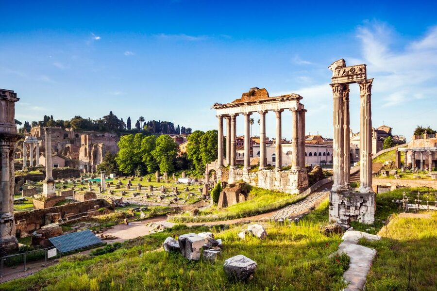 Rome: Colosseum, Roman Forum, Palatine with Multimedia Video - Palatine Hill adds views and imperial scale