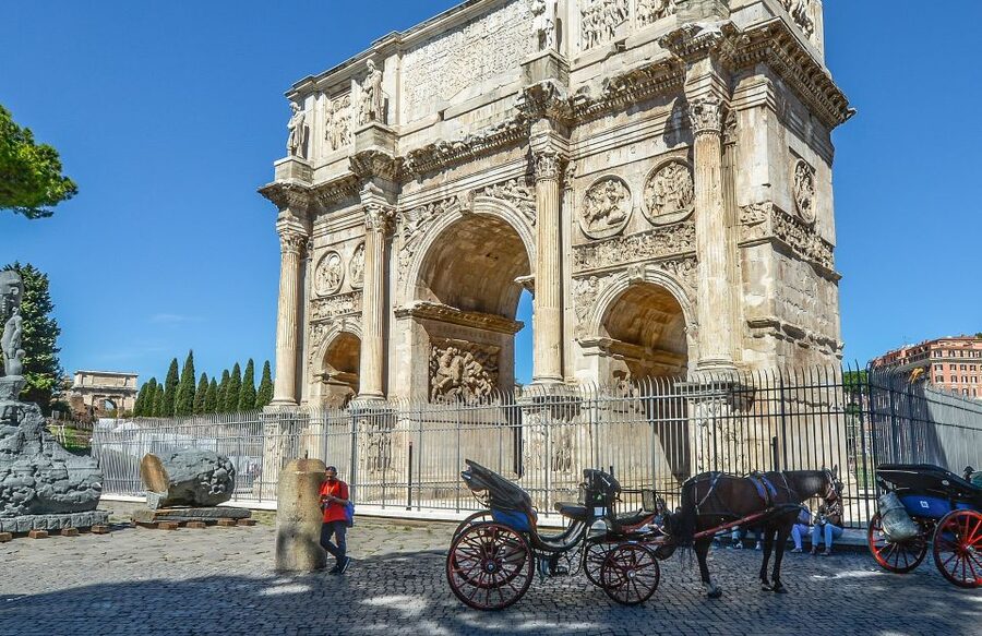 Rome: Colosseum, Roman Forum & Trajan's Market Exterior Tour - Following the Via dei Fori Imperiali