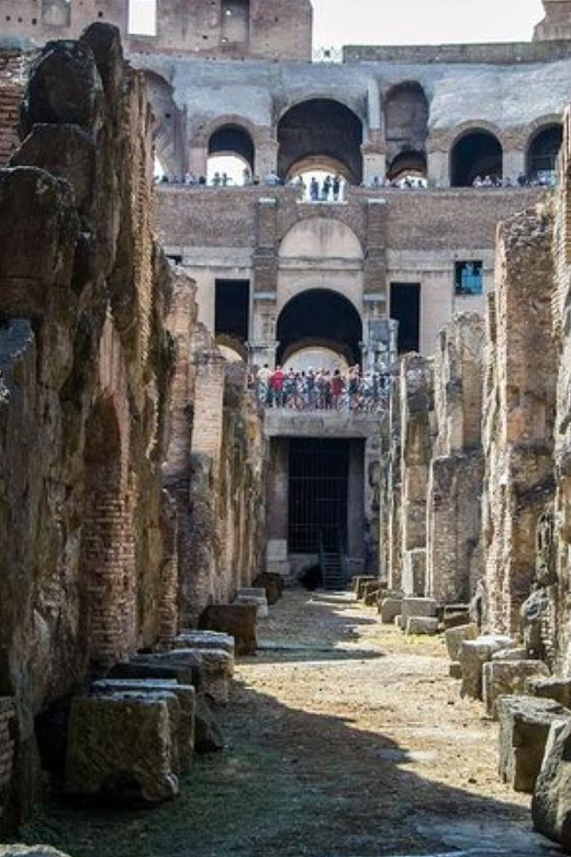 Rome: Colosseum Tour with Underground and Arena Floor Access - The arena floor puts you in the middle of the show