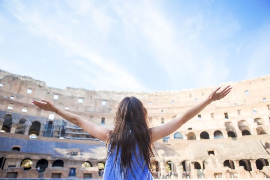 Rome: Colosseum Underground, Arena & Forum Tour - Entering the Colosseum with a guide