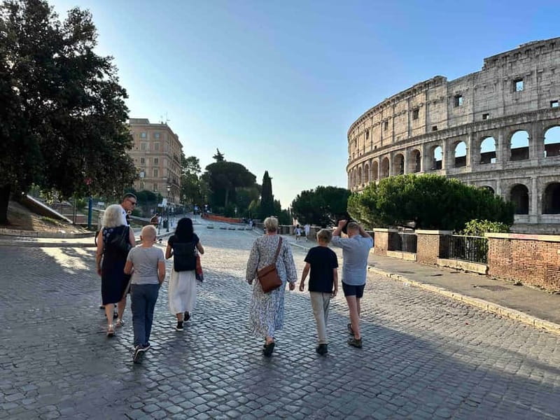 Rome: Colosseum VIP Top Floor 7 Pax Tour - Riding up to the Colosseum attic