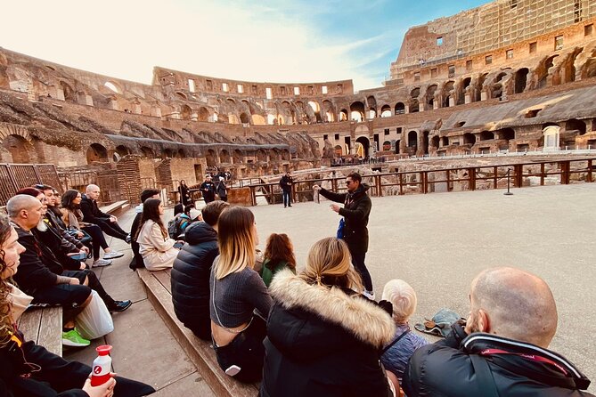 Rome Colosseum with Arena, Roman Forum & Palatine Guided Tour - Group size and guide quality