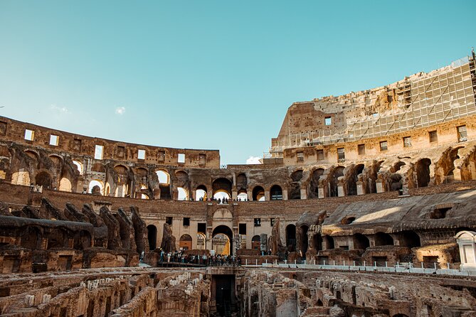 Rome Colosseum with Arena, Roman Forum & Palatine Guided Tour - Entering the Colosseum and crossing the arena