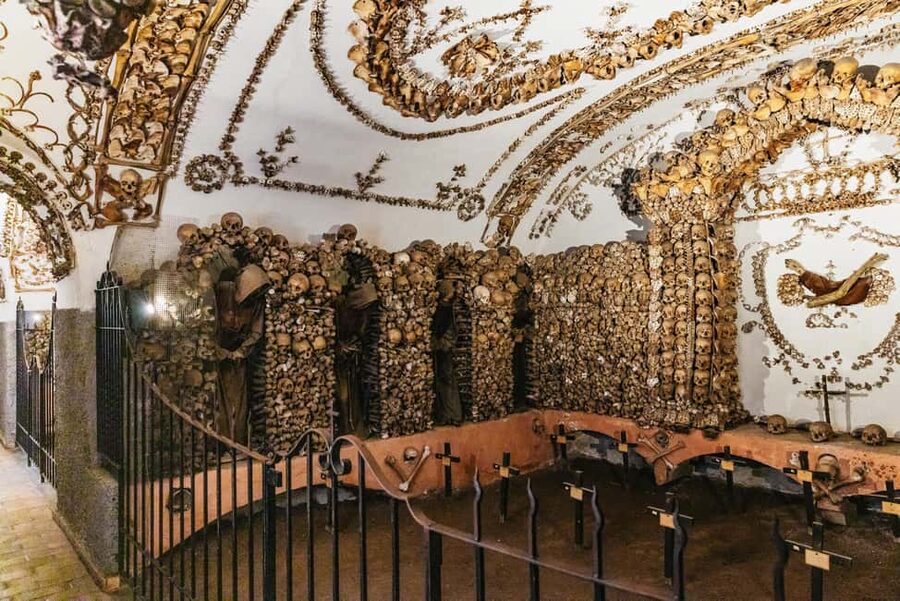 Rome: Crypts and Catacombs Underground Tour with Transfers - The Capuchin Crypt and its bone chapel