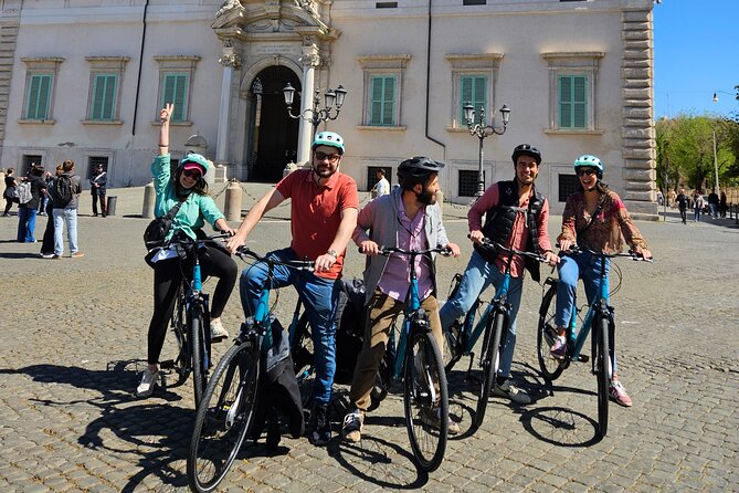 Rome E-Bike Tour with a Local! Top Attractions & Hidden Gems! - Capitoline Hill and the Roman Forum from above