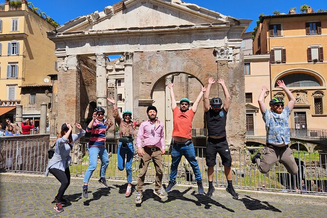 Rome E-Bike Tour with a Local! Top Attractions & Hidden Gems! - Columns, palaces, and Baroque theater
