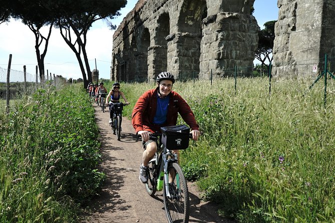 Rome EBike Tour: Appian Way, Catacombs & Roman Aqueducts - Villa dei Quintili adds scale on the 6-hour ride