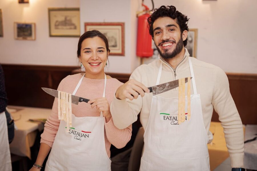 Rome: Fettuccine Pasta Cooking Class in Rome's City Center - The instructors and teaching style