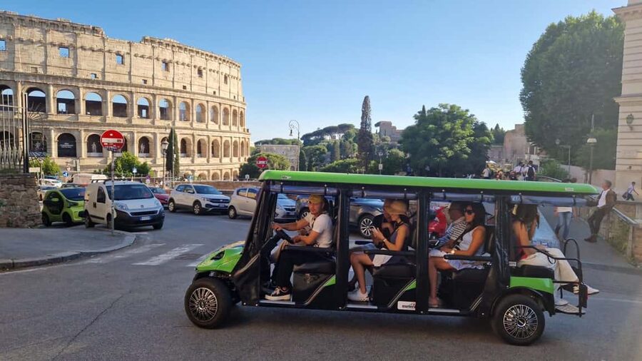 Rome: Golf Cart Tour with Artisanal Gelato Tasting - Piazza Navona and the final stop