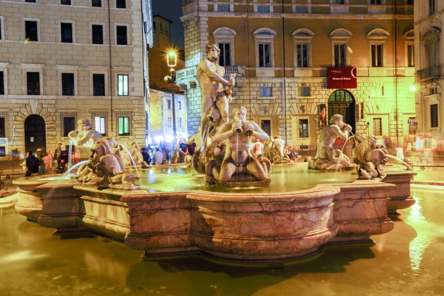Rome: Guided City Center Evening Sightseeing Walking Tour - The Pantheon from Piazza della Rotonda