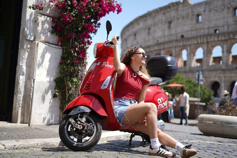 Rome: Guided Vespa Tour with Photo Stops - Orange Garden views on Aventine Hill