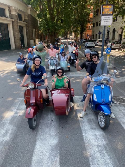 Rome: Highlights Vespa Sidecar Tour with Coffee and Gelato - Why a Vespa Works So Well in Rome