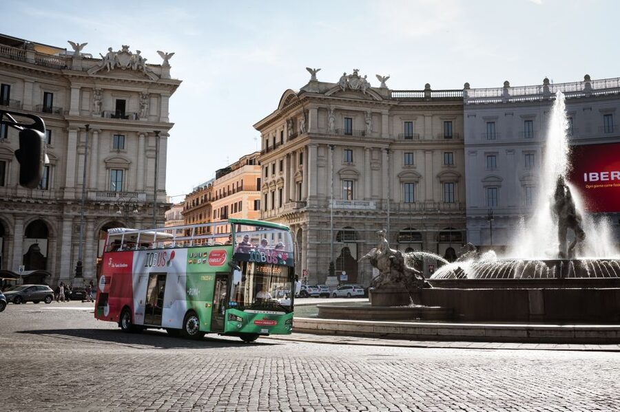Rome: Hop-On Hop-Off Open-Top Bus City Tour - Piazza Venezia and the Mouth of Truth Area