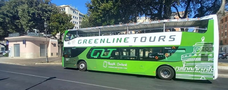 Rome:Hop-On Hop-Off Panoramic Open Bus Ticket 3 Circuits x 1 - Key points to know before boarding