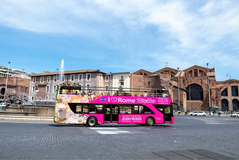 Rome: Hop-on Hop-off Sightseeing Bus Tour with Audioguide - Vatican City and the St. Angelo Bridge
