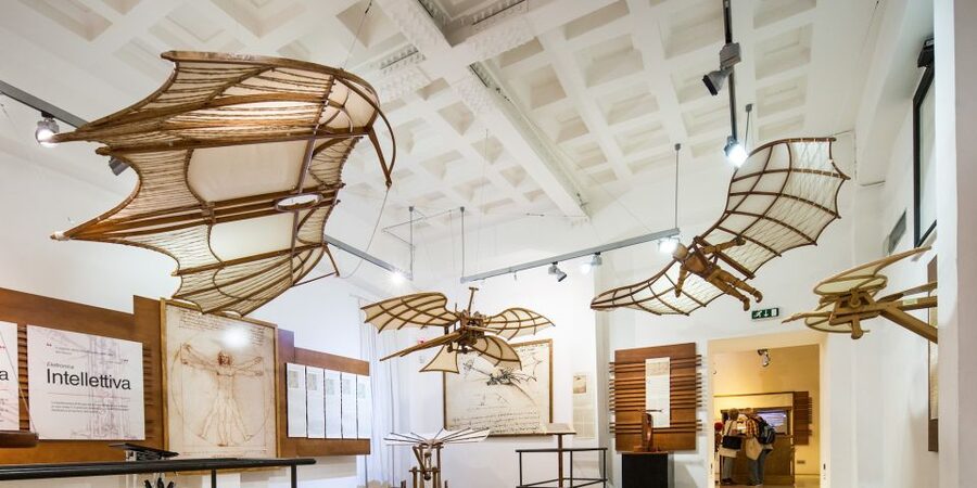 Rome: Leonardo da Vinci Exhibition Entrance Ticket - Four sections built around water, air, fire, and earth