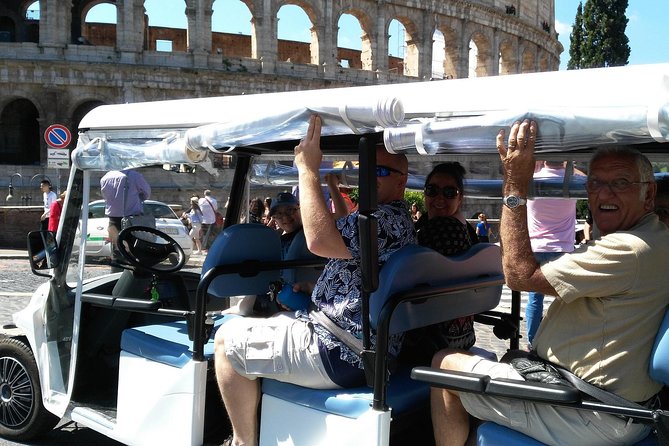 Rome on a Golf Cart Semi-Private Tour Max 6 with Private Option - The Colosseum area and Constantine’s Arch
