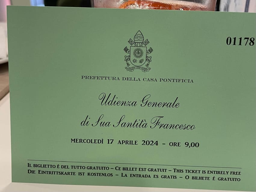 Rome: Papal Audience Tour With Reserved Access - What the three and a half hours actually include