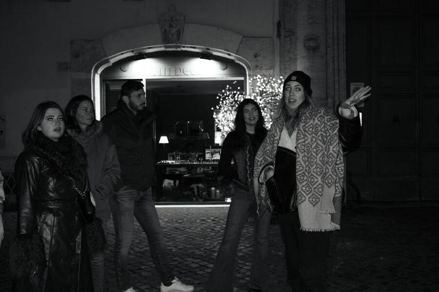 Rome: Paranormal Night Walking Tour & Secret Backstreets - Santa Maria in Monserrato degli Spagnoli and Via Giulia