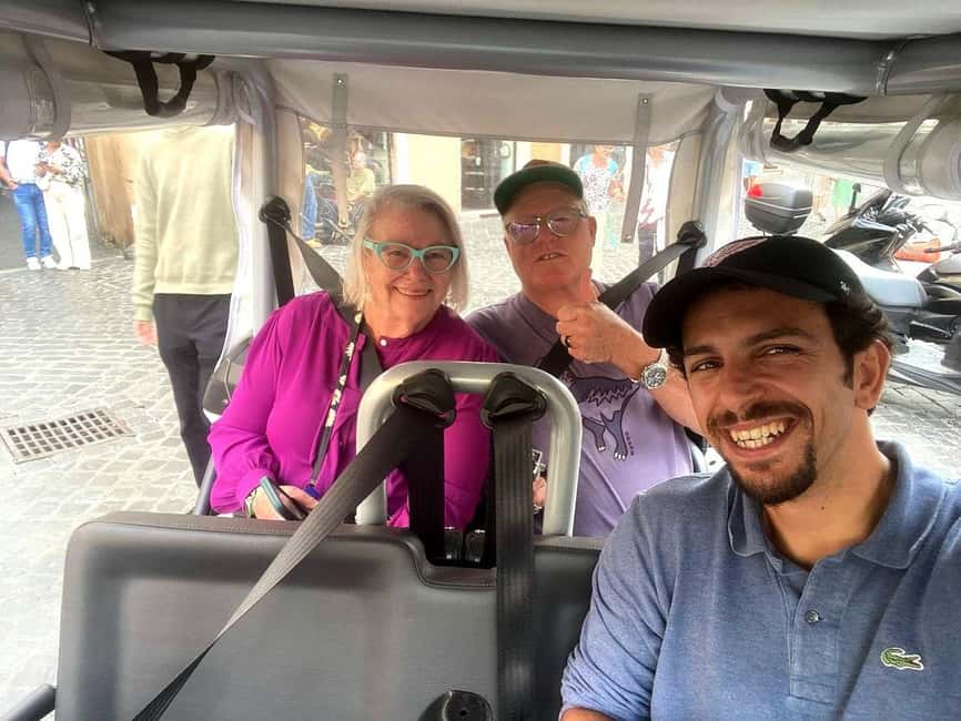 Rome: Private Golf Cart tour with a Local Guide - The Colosseum and Altar of the Fatherland