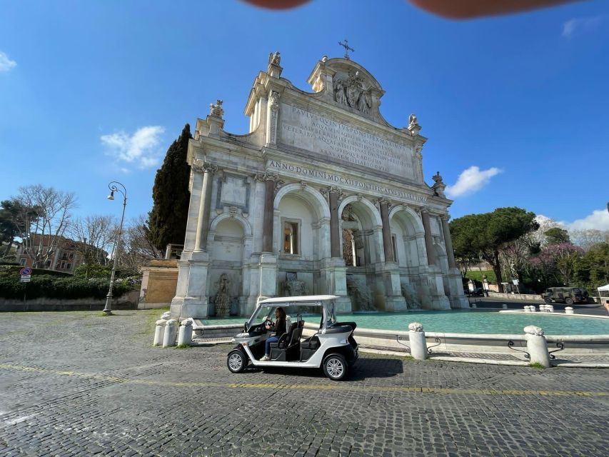 Rome: Private Golf Cart Tour with Artisanal Gelato Tasting - What the guides add