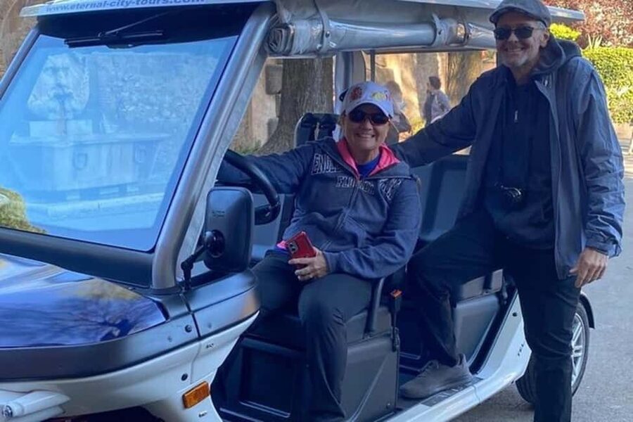 Rome: Private Golf Cart Tour with Artisanal Gelato Tasting - Trastevere and the taste of Rome