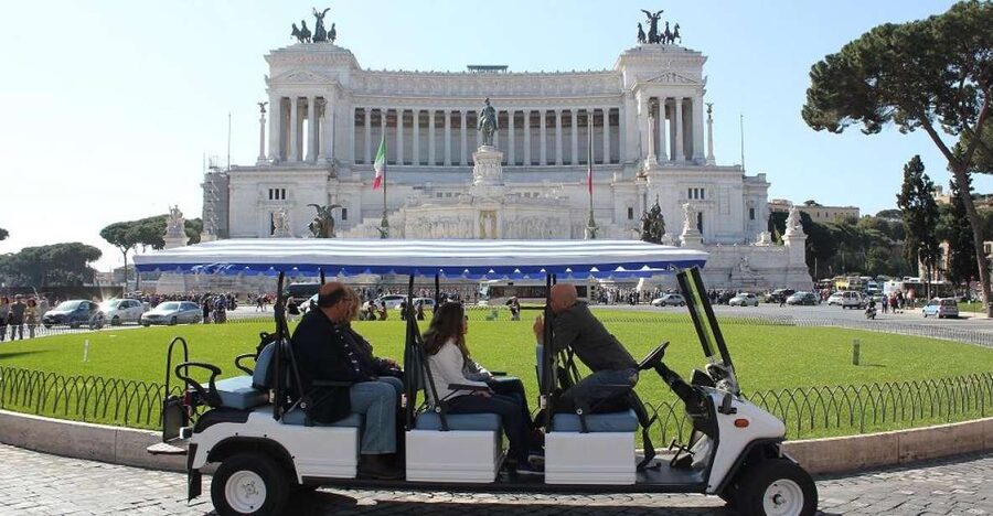 Rome: Private Guided City Highlights Tour by Golf Cart - Trevi Fountain and the central piazzas