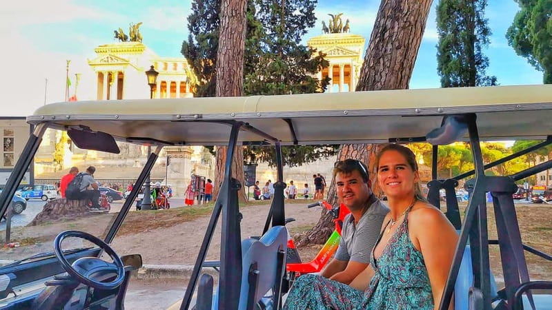 Rome: Private Guided Golf Cart Tour with Gelato or Wine - Trevi Fountain, the Pantheon, and central Rome